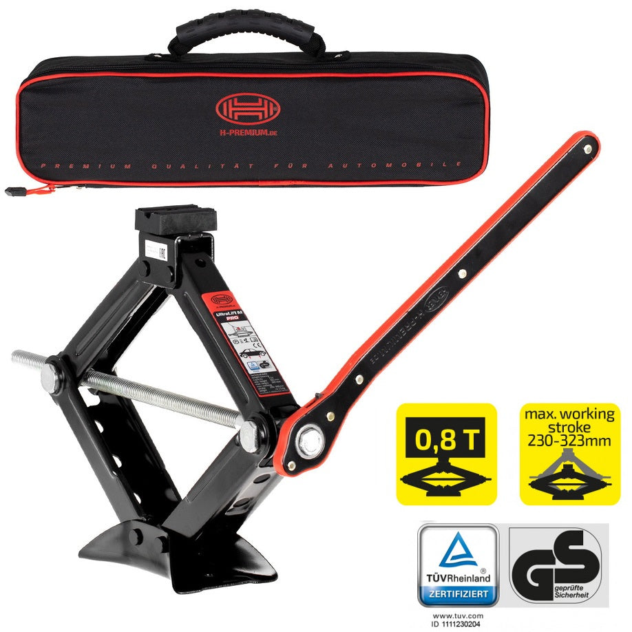 Premium Scissor Jack "Black Edition" - Size: 0.8T