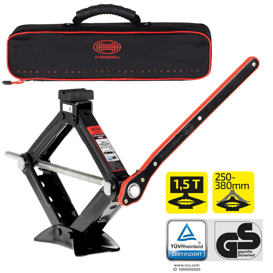 Premium Scissor Jack "Black Edition" - Size: 1.5T