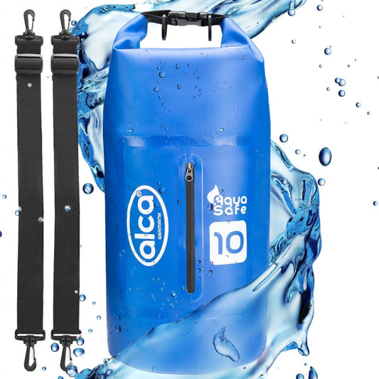 Waterproof Dry Bag with zipped pocket 10L