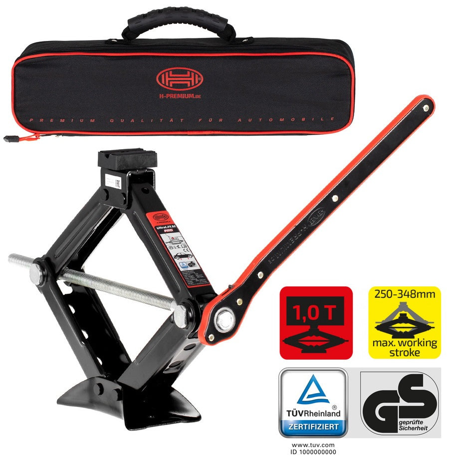 Premium Scissor Jack "Black Edition" - Size: 1T