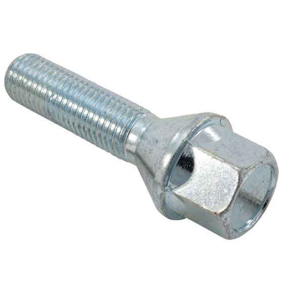 M12 x 1.25 60mm Long Thread 60° Seat Wheel Bolts 17mm HEX